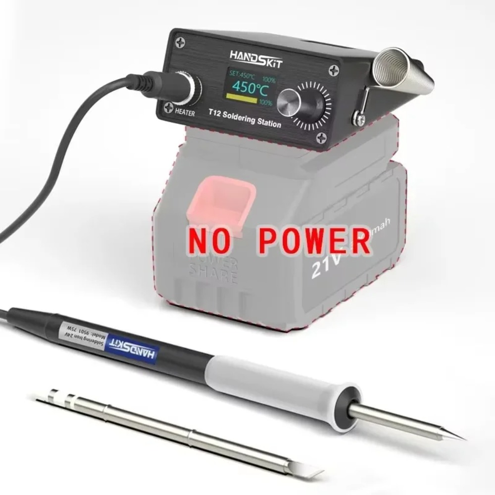 Diy Soldering Station No Electronics - T12 Draadloos draagbaar soldeerstation – Digitaal