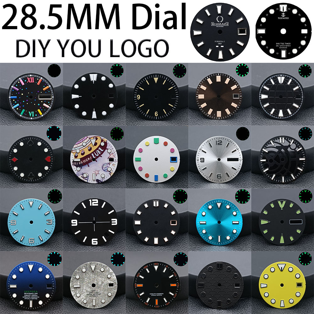 Diy Electronics Watch - 28,5 mm wijzerplaatdiameter N H35/NH36 uurwerk