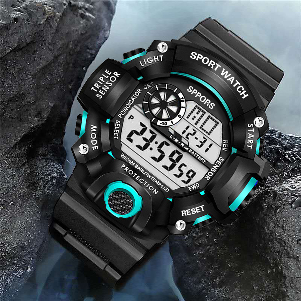 Diy Electronics Watch - YIKAZE Y73 Herenhorloge Digitaal Sport Elektronisch