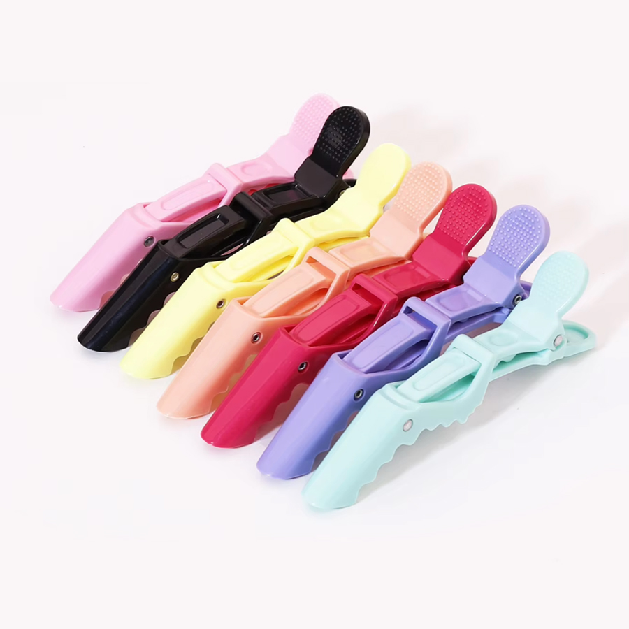 Crocodile Clip Set - 6 stks/set Krokodil Haarspeldjes Kappers Clips