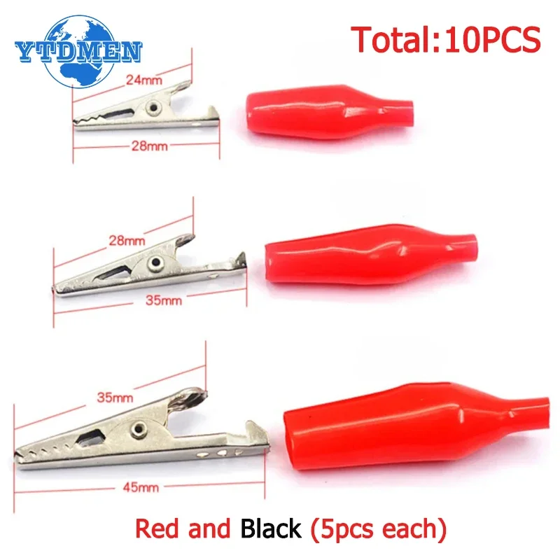 Crocodile Clip Set - 10 STKS Alligator Clips Kit Isolatie