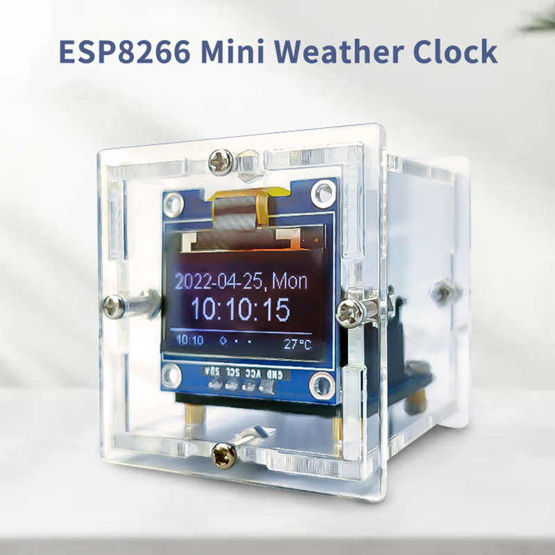 Diy Soldering Station No Electronics - ESP8266 MINI-weerklok WIFI digitale klok DIY-soldeerkit