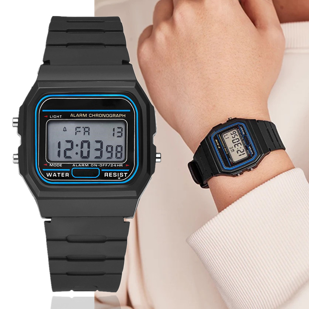 Diy Electronics Watch - Topmerk mode herenhorloges sport kleine vierkante