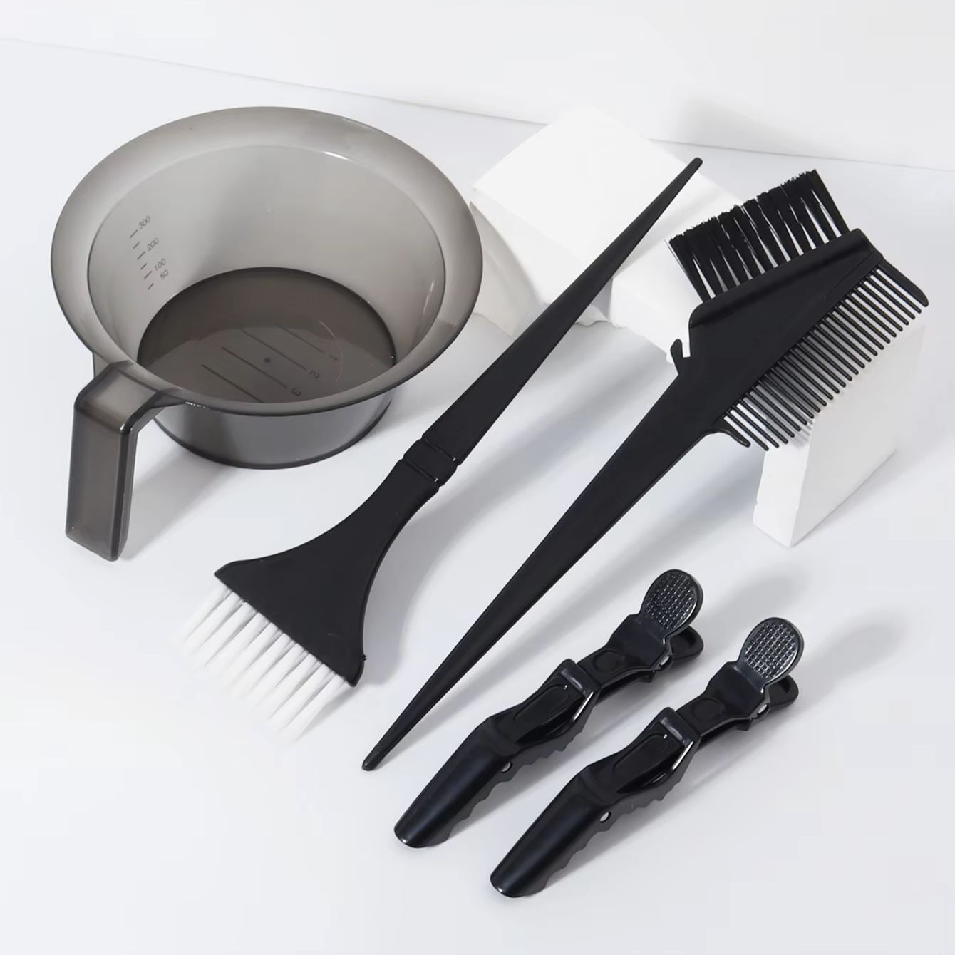 Crocodile Clip Set - 5-delige professionele haarverfset, verfkom, verfborstel, puntige