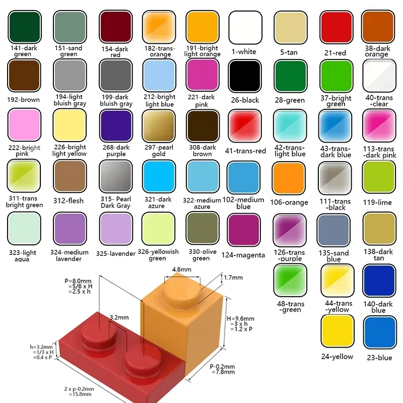 100 STKS MOC 2420 Plaat 2x2 Bo - Diy Electronics Gift Ideas recensie en prijs