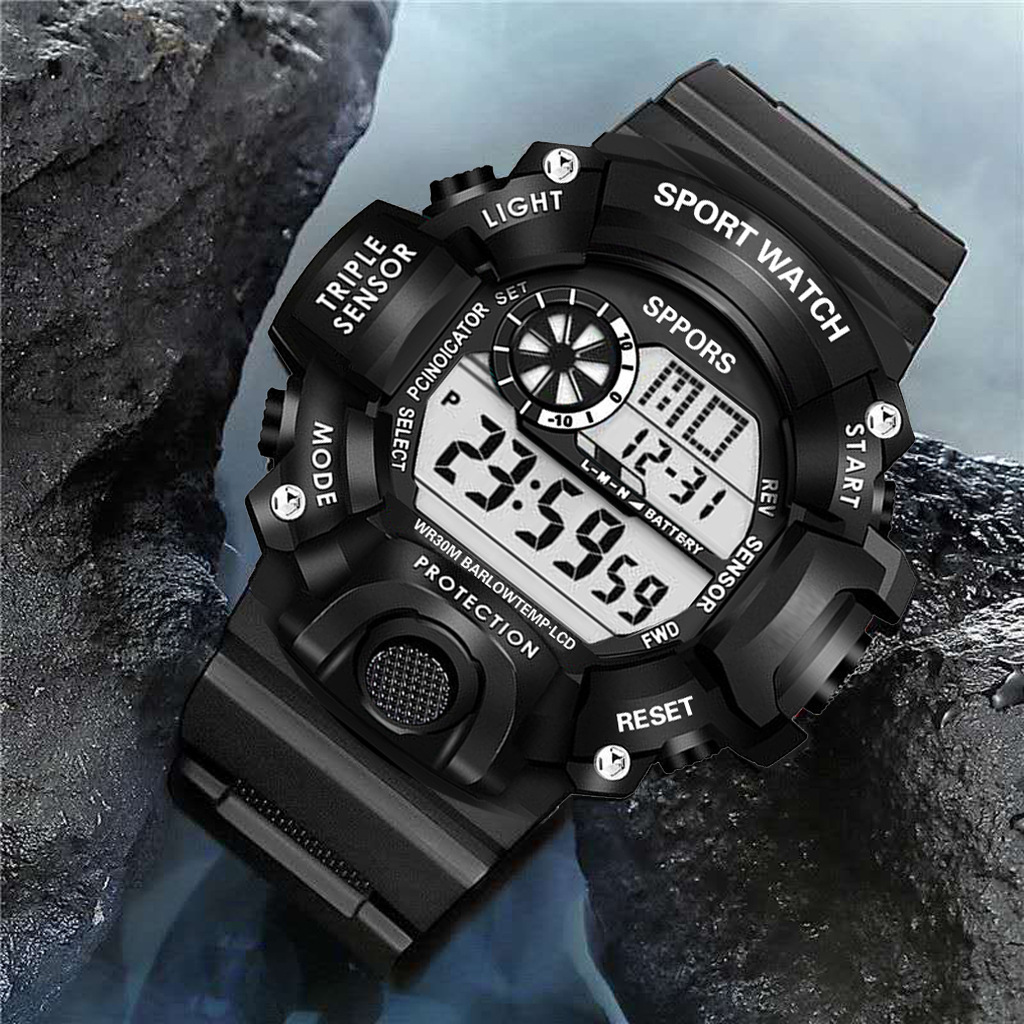 YIKAZE Y73 Herenhorloge Digita - Diy Electronics Watch recensie en prijs