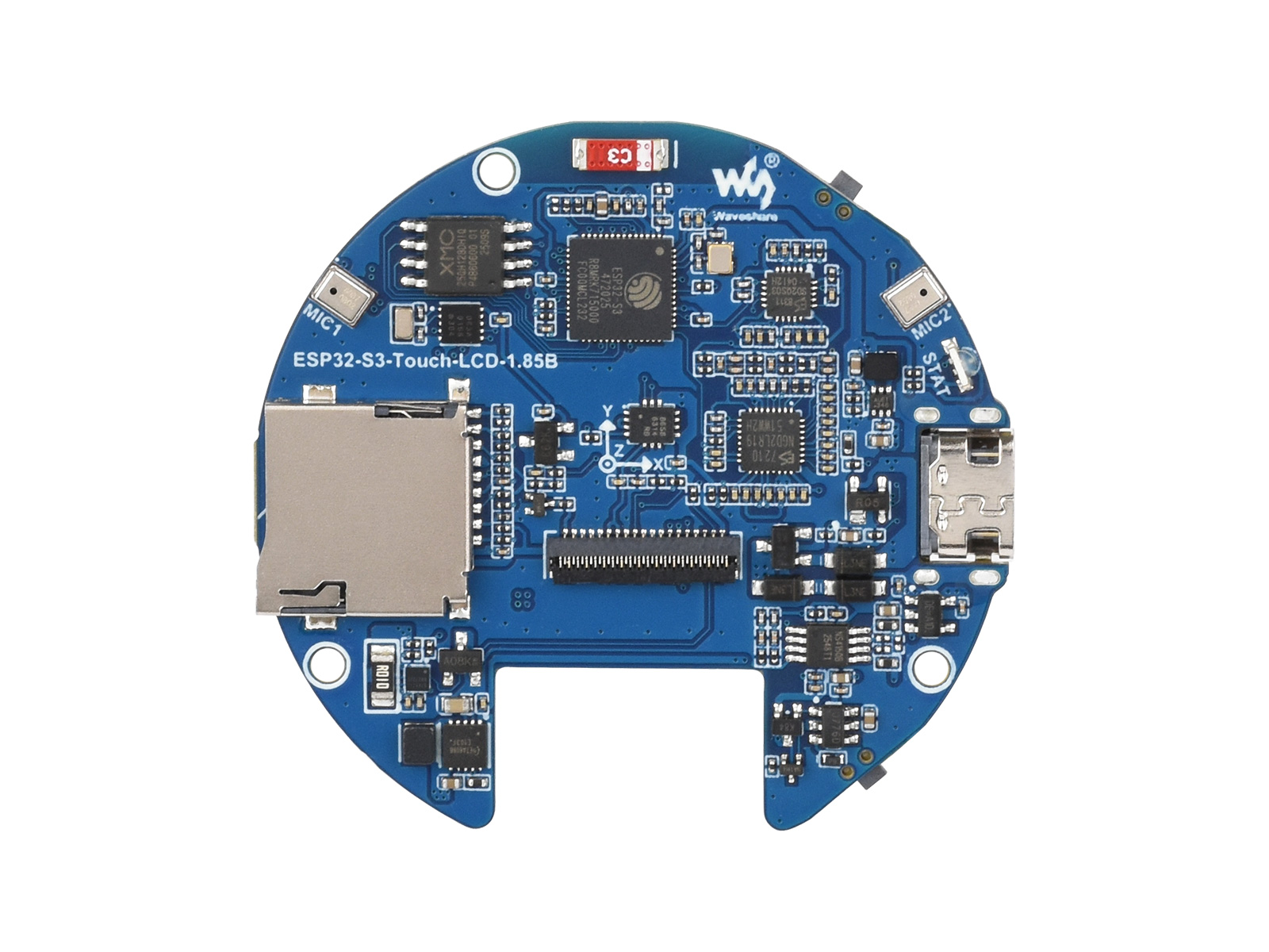 ESP32-S3 1,85 inch LCD capacit - Diy Electronics recensie en prijs