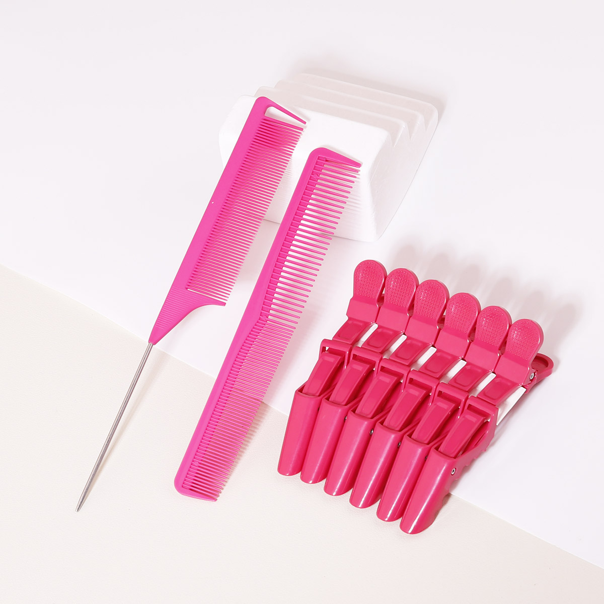8-delige haar kamset - Haar ka - Crocodile Clip Set recensie en prijs