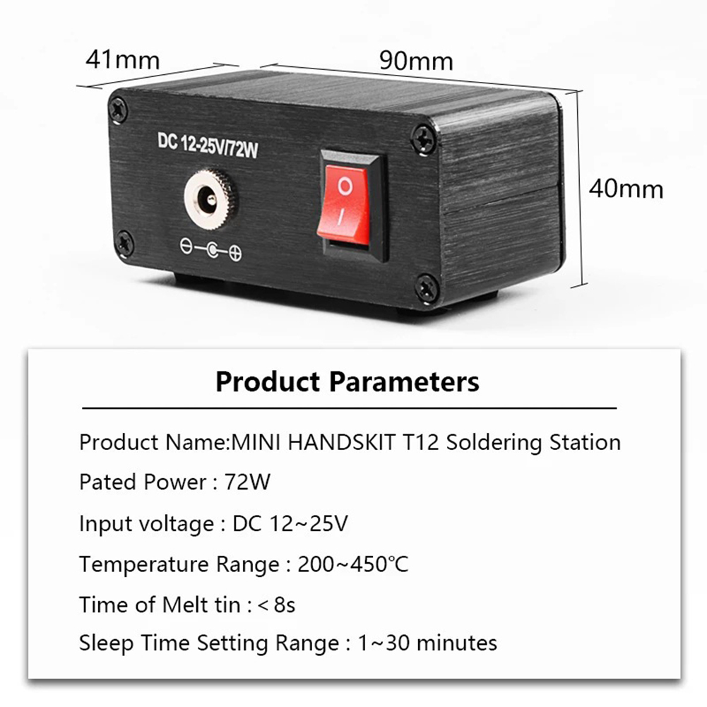 Digitaal T12-soldeerstation Ve - Diy Soldering Station No Electronics recensie en prijs