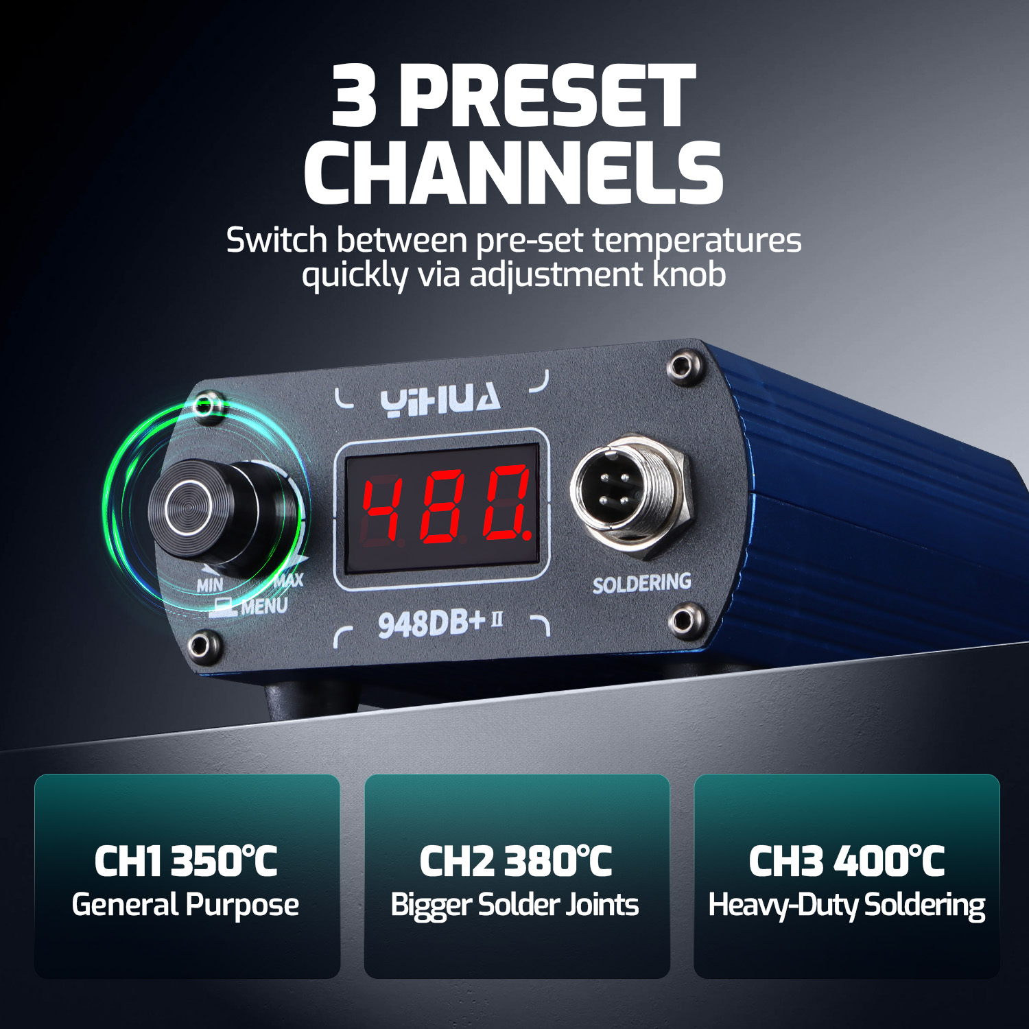YIHUA 948DB+-II 75W Snelle Ver - Diy Soldering Station No Electronics recensie en prijs