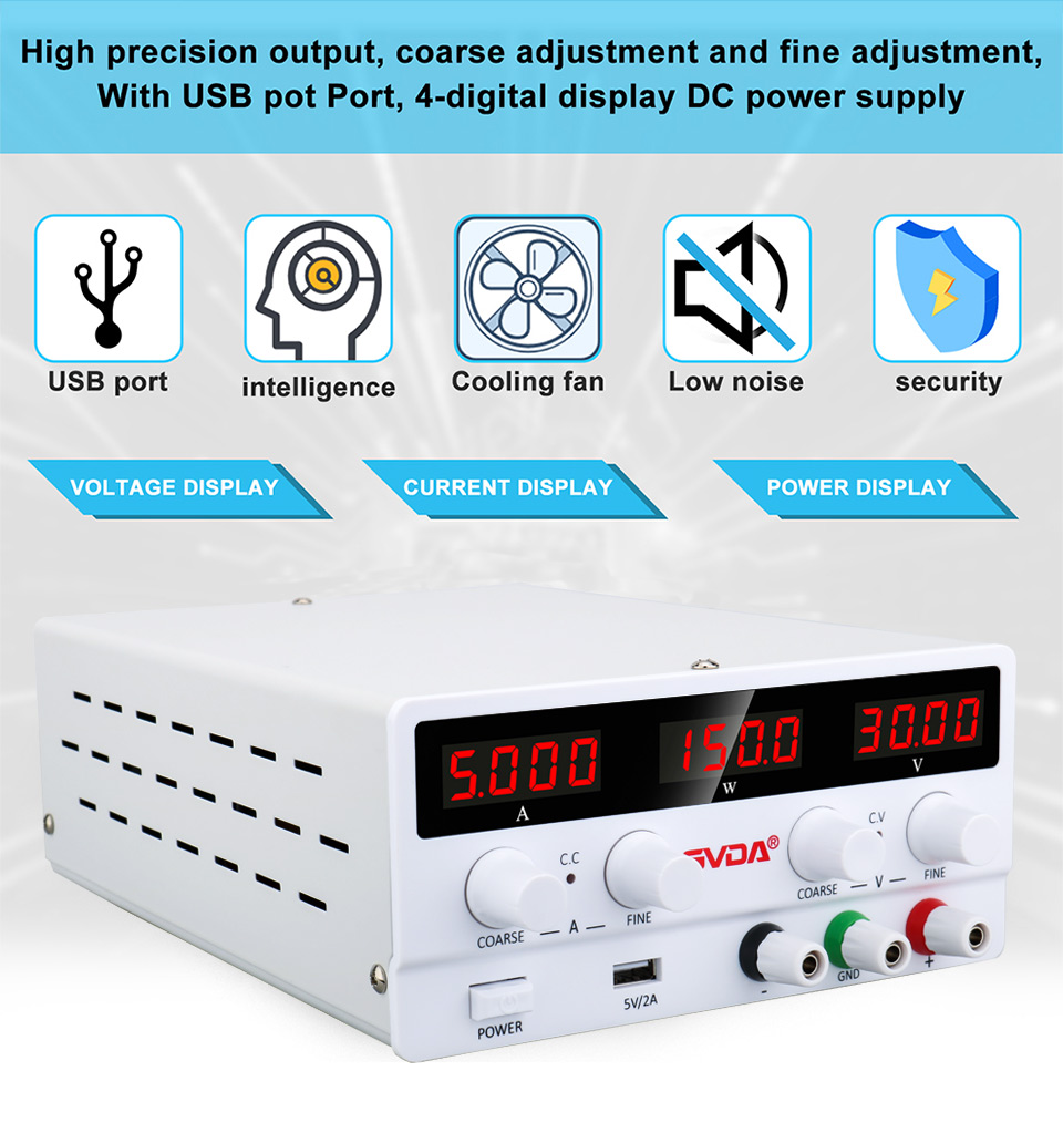 GVDA 60V 5A Schakelende Stroom - Dc Power Supply Variable recensie en prijs