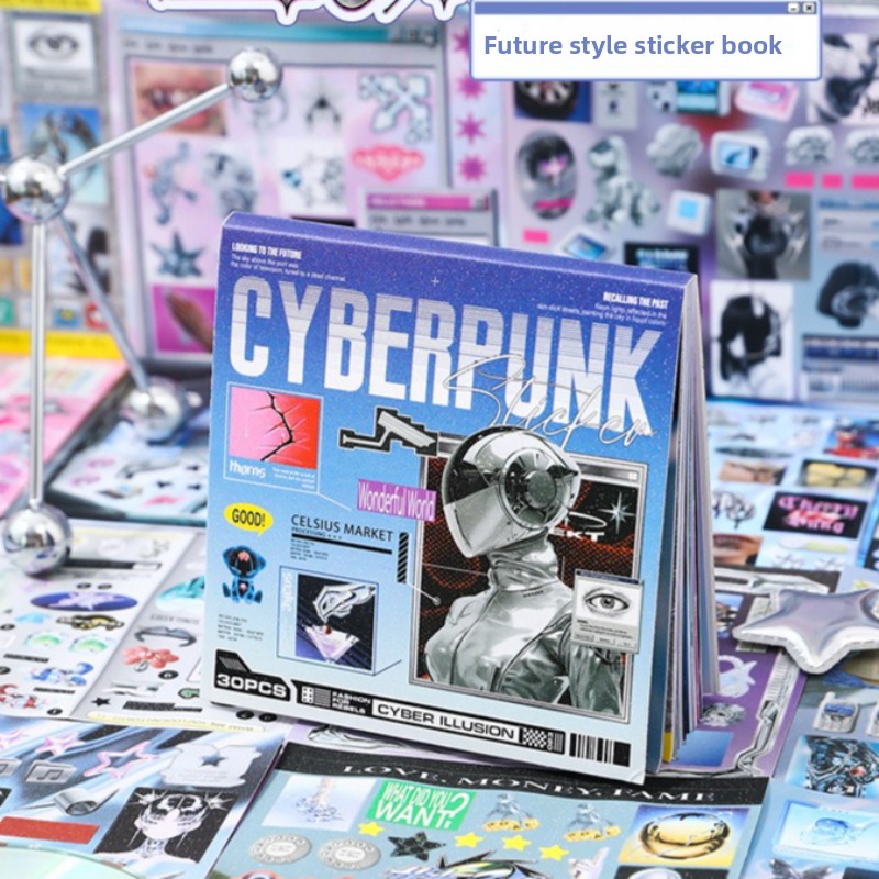 Cyberpunk thema gestanste stic - Diy Electronics Book recensie en prijs