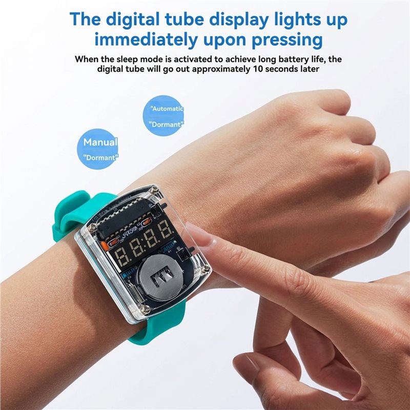 2X DIY Horloge LED Horloge Ele - Diy Electronics Watch recensie en prijs