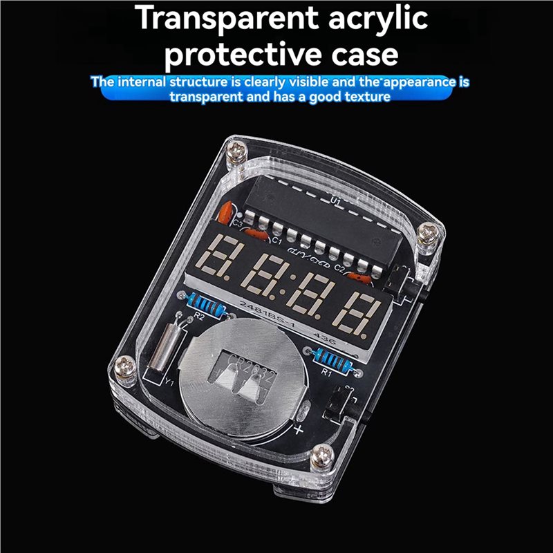 2X DIY Horloge LED Horloge Ele - Diy Electronics Watch recensie en prijs