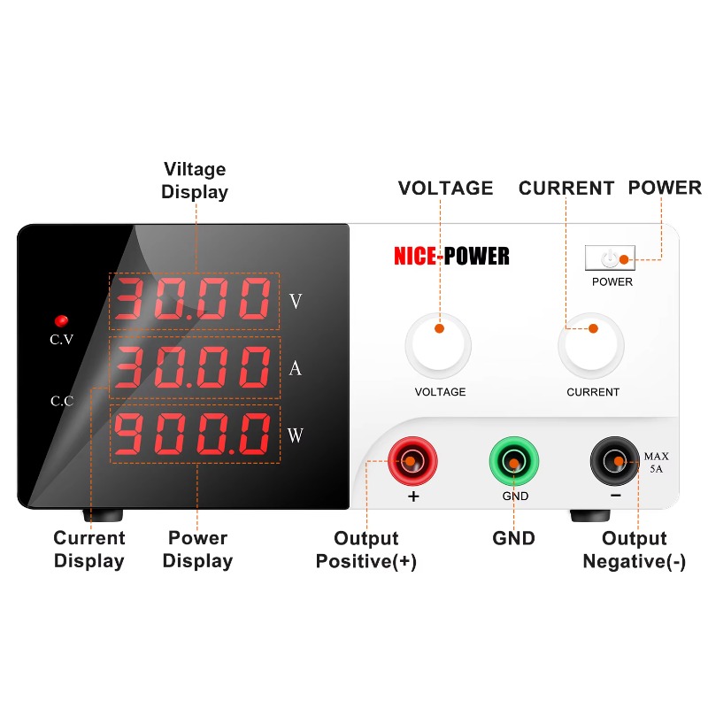 Vermogen R-SPS3030 30V 30A Lab - Dc Power Supply Variable recensie en prijs