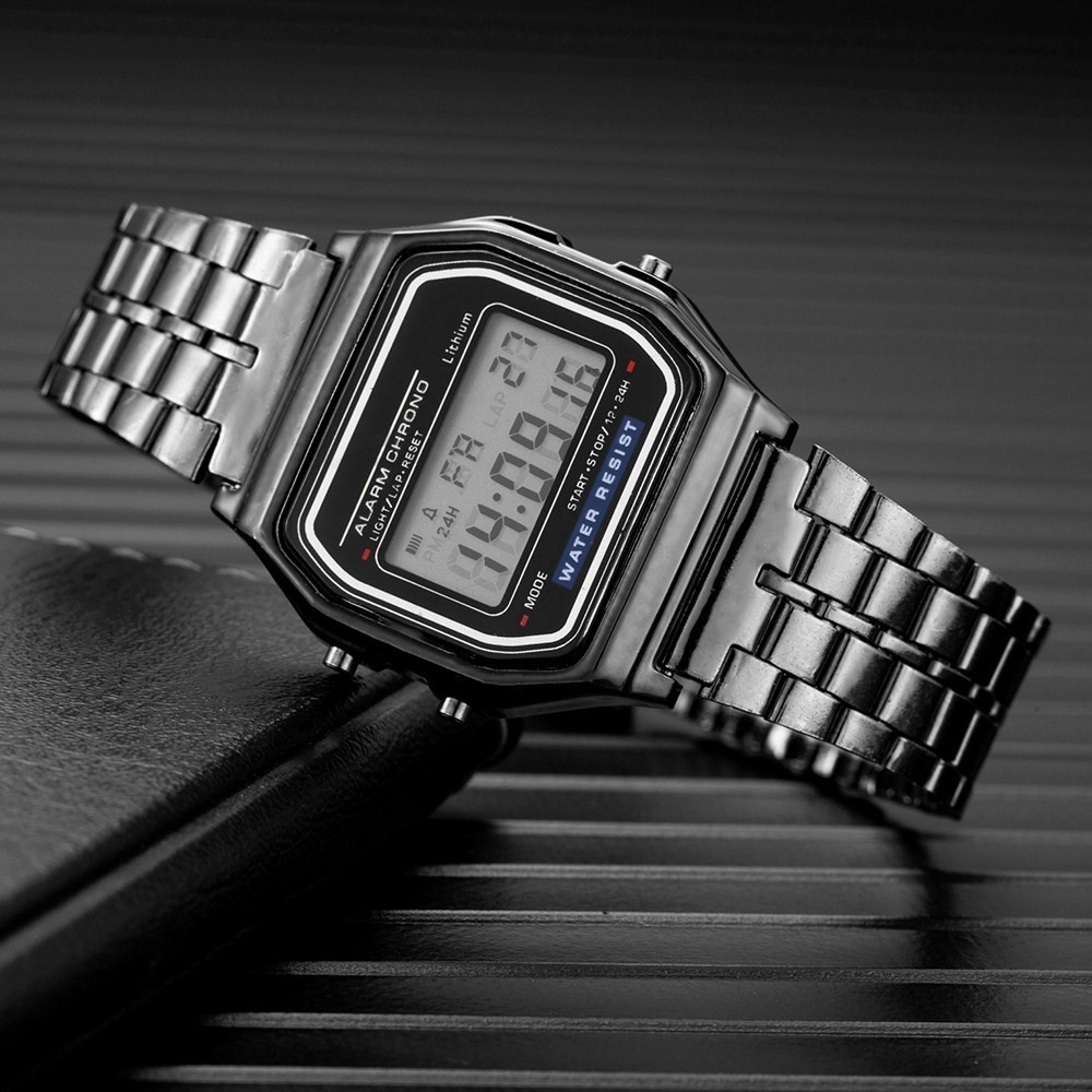 Mode digitale herenhorloges Lu - Diy Electronics Watch recensie en prijs