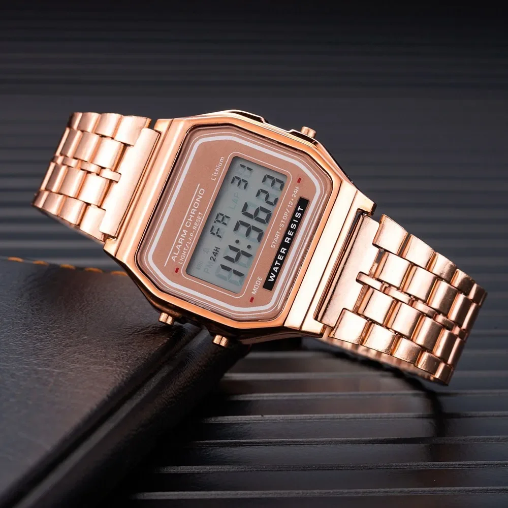 Mode digitale herenhorloges Lu - Diy Electronics Watch recensie en prijs