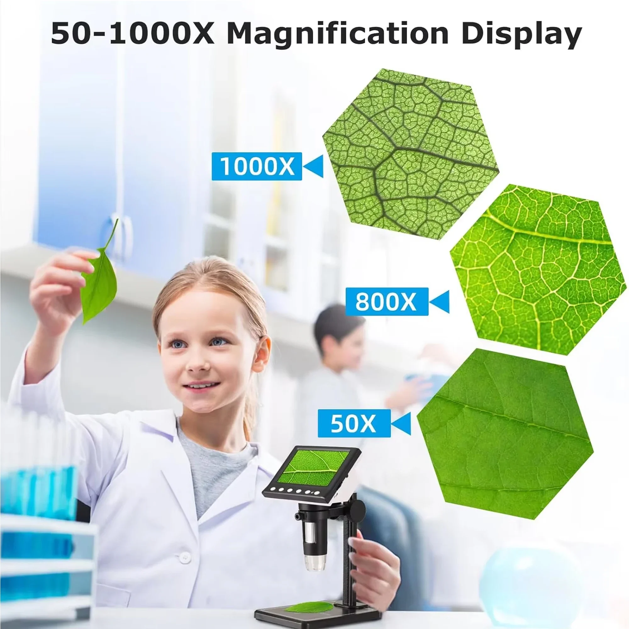 Inspectiemicroscoop 1000x verg - Diy Electronics Microscope recensie en prijs